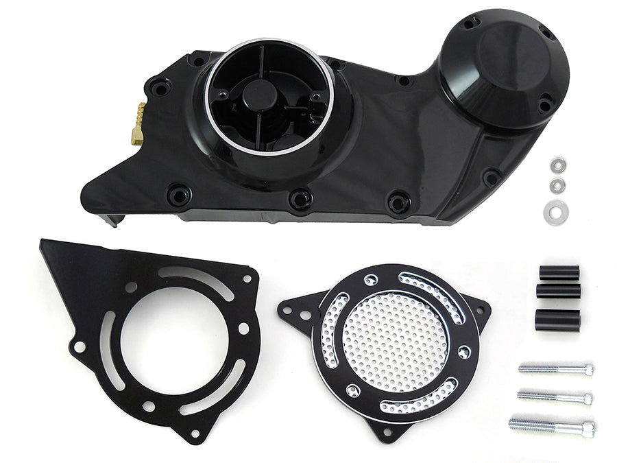 Black Cam and Sprocket Cover Set(SET)