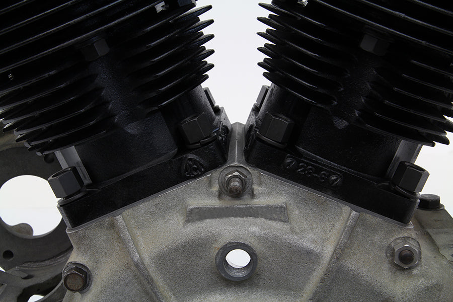 Replica 74 Knucklehead Cylinder Set Black(KIT)