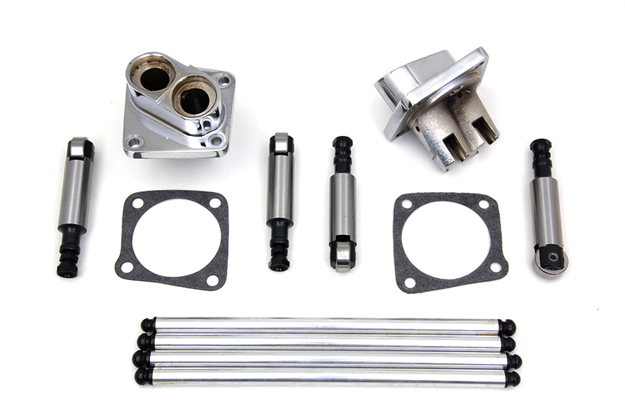 Solid Tappet Kit Chrome Finish(KIT)