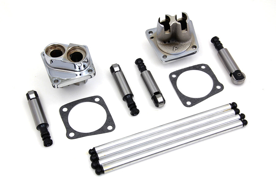 Solid Tappet Kit Chrome Finish(KIT)