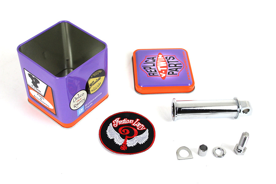 Indian Larry Style Spool Kick Pedal Chrome(KIT)