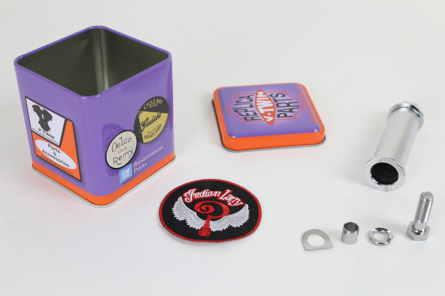 Indian Larry Style Spool Kick Pedal Chrome(KIT)