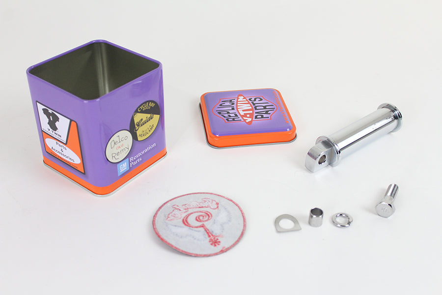 Indian Larry Style Spool Kick Pedal Chrome(KIT)