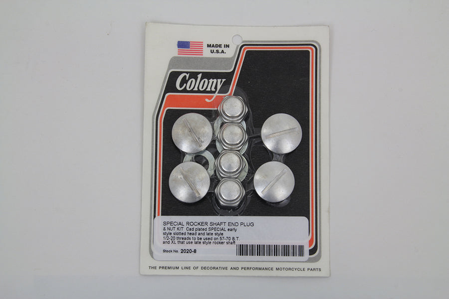 Rocker Arm Slotted Cadmium Cover Plug Kit(KIT)