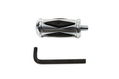 Shifter Footpeg Chrome Diamond Shape(EA)