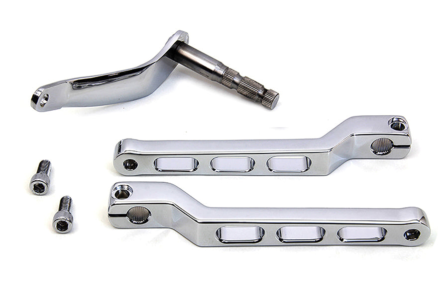 Billet Style Heel Toe Shifter Lever Kit Chrome(SET)