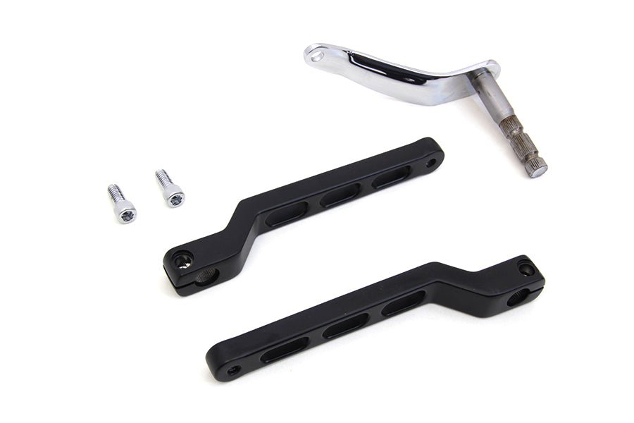 Billet Style Heel Toe Shifter Lever Kit Black(SET)