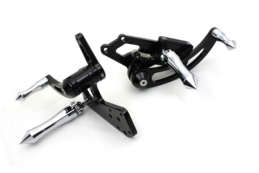 Black Billet Extended Forward Control Set(SET)
