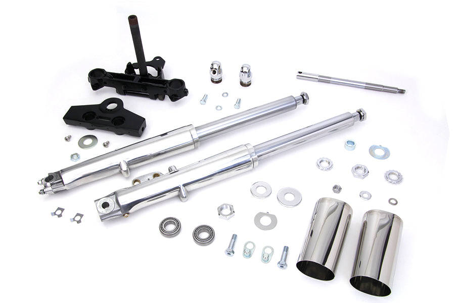 41mm Adjustable Fork Tube Assembly with Polished Sliders(EA)