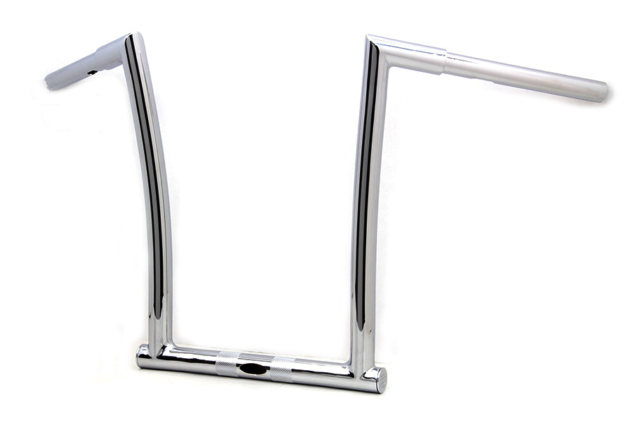 14 Chrome ChiZeled Z-Bar Handlebar with Indents(EA)