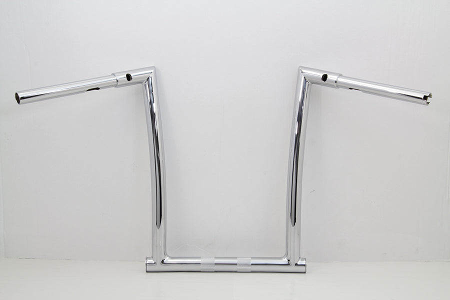 14 Chrome ChiZeled Z-Bar Handlebar with Indents(EA)