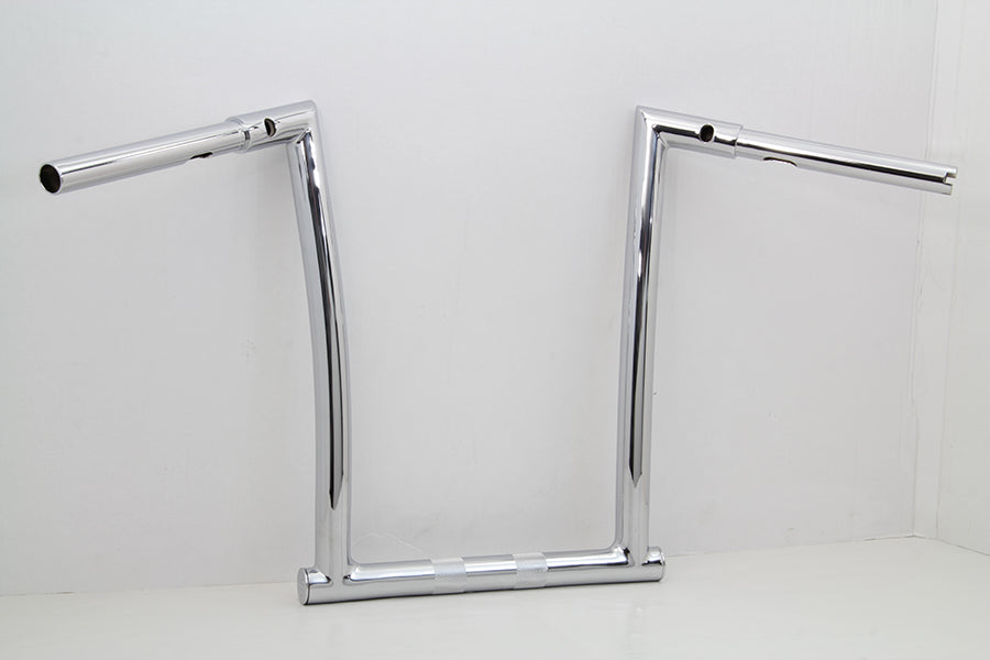 14 Chrome ChiZeled Z-Bar Handlebar with Indents(EA)