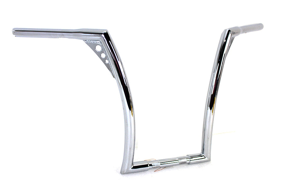 17 Chrome Z-Bar Handlebar with Indents(EA)
