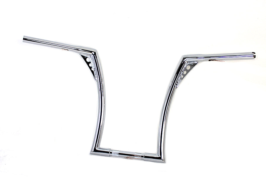 17 Chrome Z-Bar Handlebar with Indents(EA)