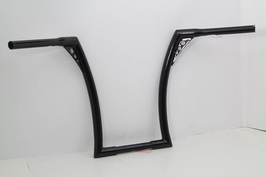 17 Black Z-Bar Handlebar with Indents(EA)