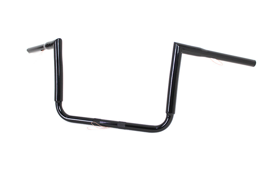 12 Black ChiZeled Z-Bar Handlebar without Indents(EA)