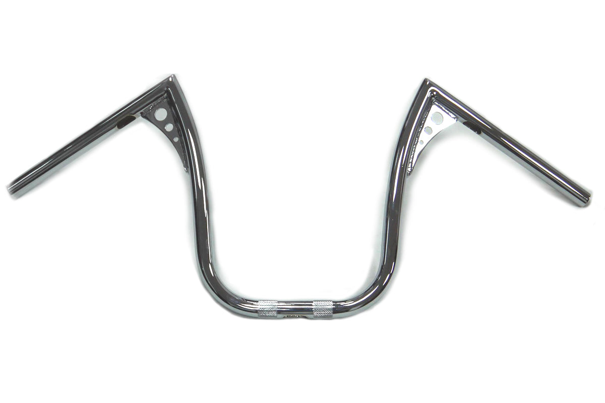 13 Chrome Z-Bar Handlebar with Wiring Slots(EA)