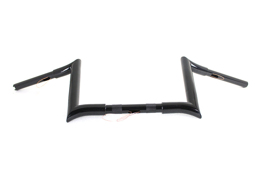 10 Black Z-Bar Handlebar with Indents(EA)