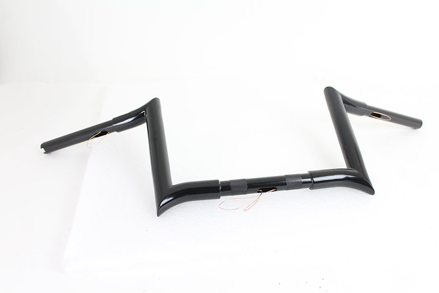 10 Black Z-Bar Handlebar with Indents(EA)