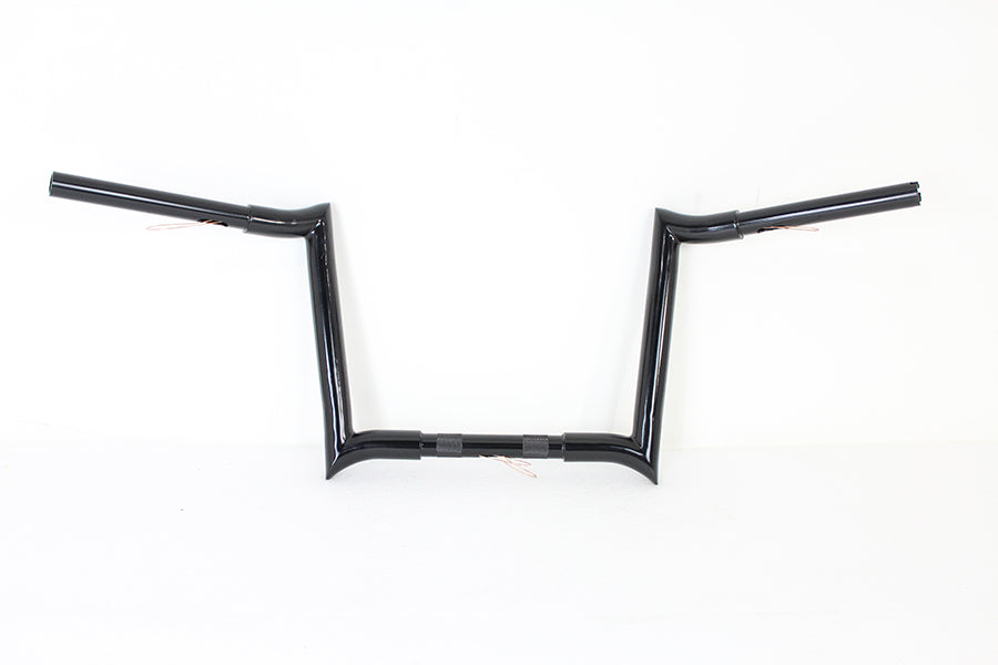 12 Black Z-Bar Handlebar with Indents(EA)