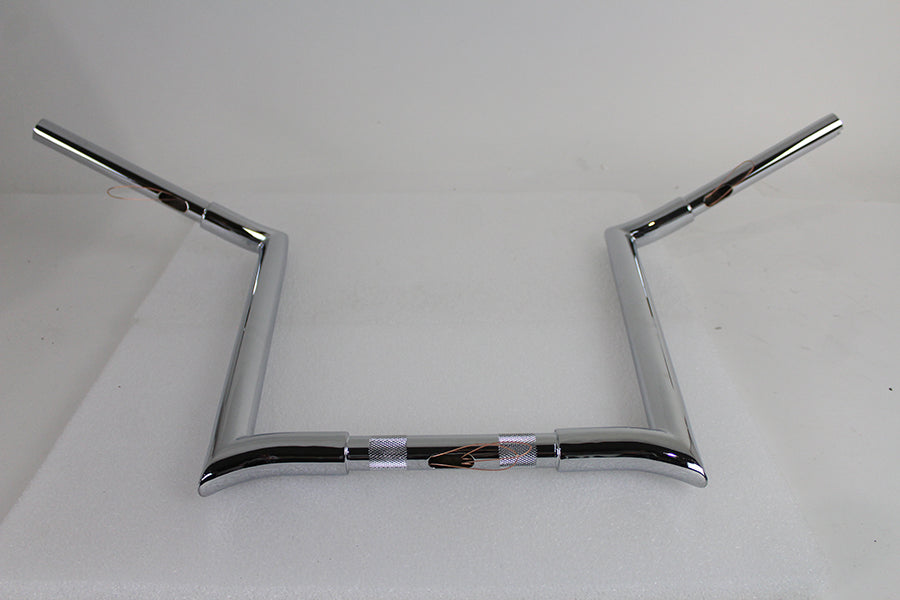 16 Chrome Z-Bar Handlebar with Indents(EA)