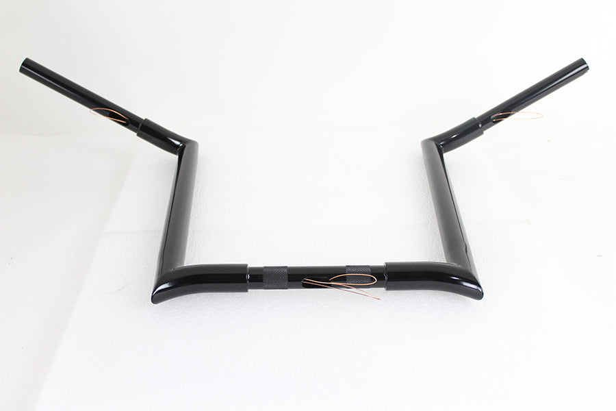 16 Black Z-Bar Handlebar with Indents(EA)