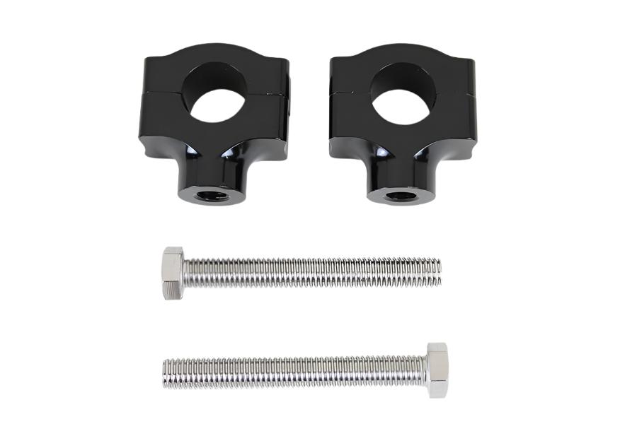 1 Handlebar Riser Set Black Set