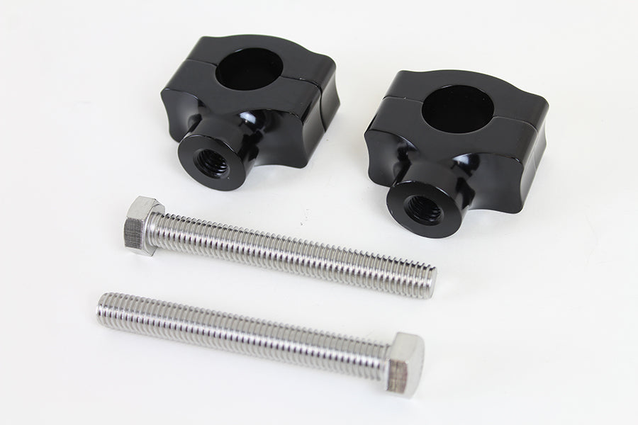 1 Handlebar Riser Set Black Set