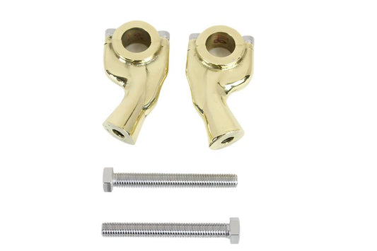 1"  Smooth Pullback Riser Set Brass Sand
