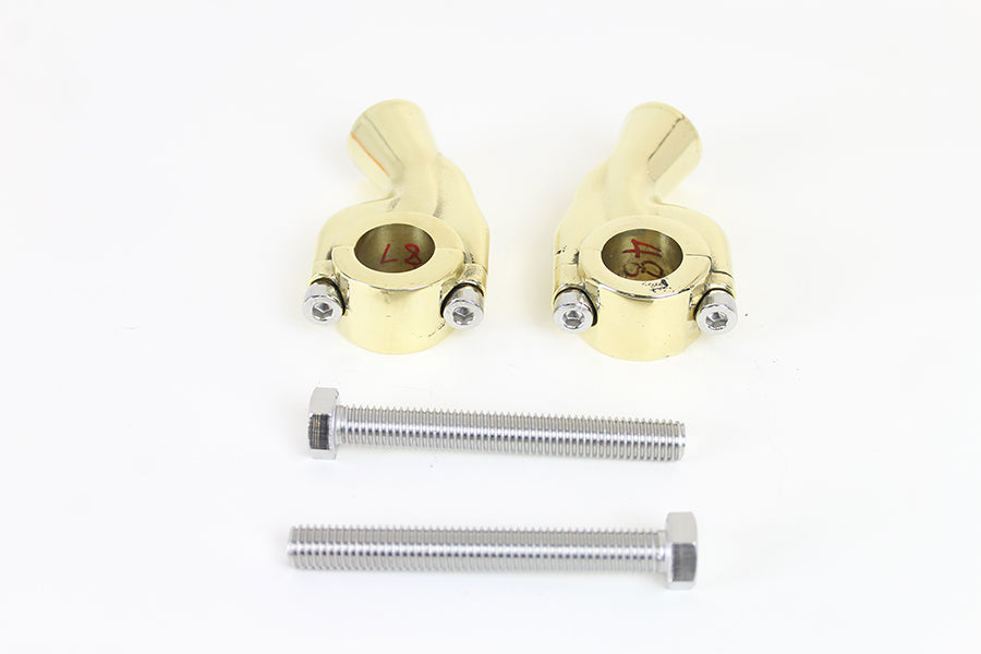 1" Smooth Pullback Riser Set Brass Sand