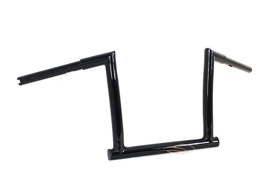 12 Black ChiZeled Z-Bar Handlebar with Indents(EA)