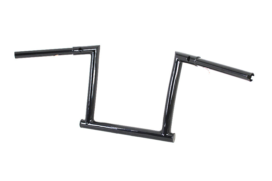 12 Black ChiZeled Z-Bar Handlebar with Indents(EA)