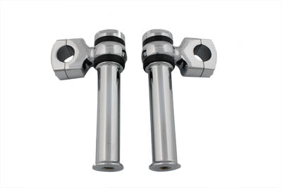 Chrome 5-1/4 Offset Dog Bone Riser Set(SET)