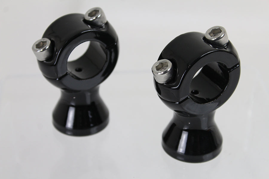 1-3/4 Gloss Black Speed Freak Handlebar Riser Set(SET)