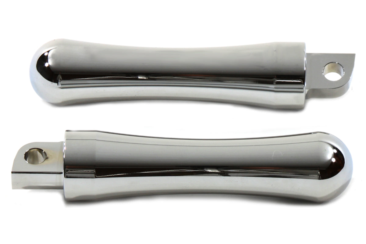 Chrome Contour End Footpeg Set(SET)