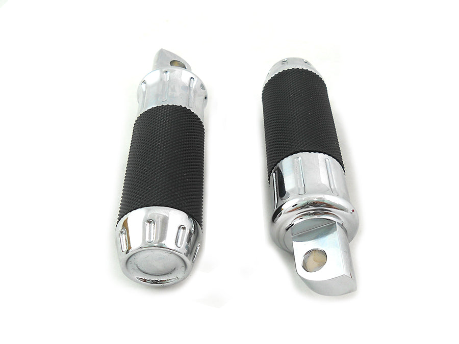 Chrome Plain Style Footpeg Set(SET)