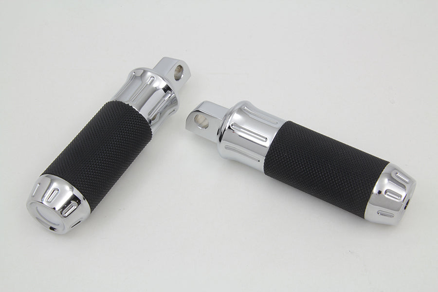 Chrome Plain Style Footpeg Set(SET)