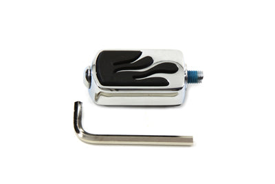 Shifter Footpeg Chrome Flame Style(EA)