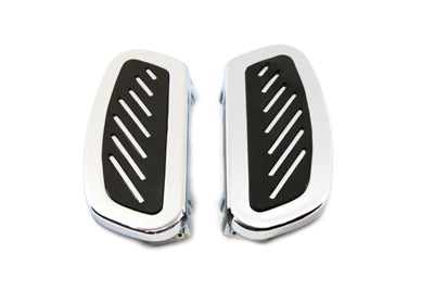 Driver Footboard Set Chrome Streamliner Design(SET)