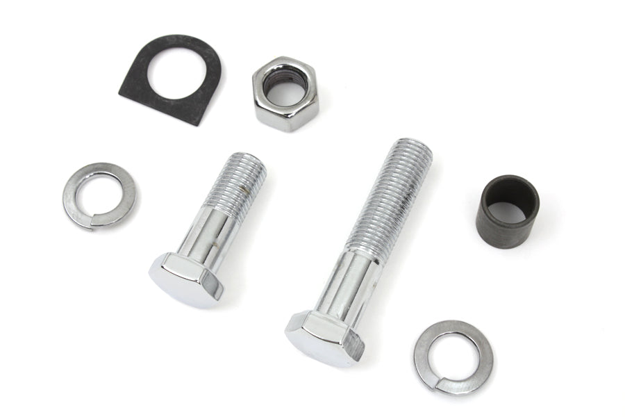 Chrome Starter Crank and Kick Starter Pedal Mounting Kit(KIT)