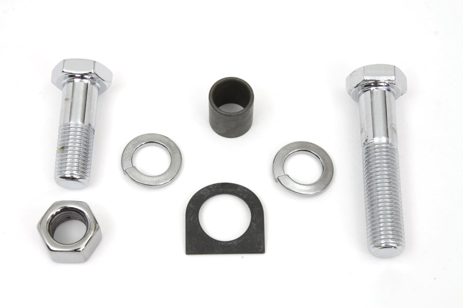 Chrome Starter Crank and Kick Starter Pedal Mounting Kit(KIT)