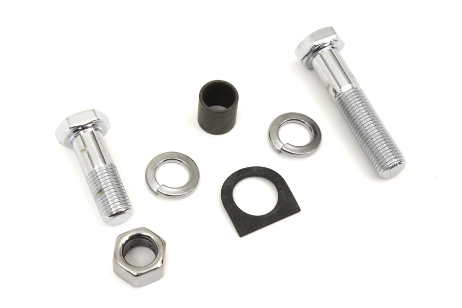 Chrome Starter Crank and Kick Starter Pedal Mounting Kit(KIT)