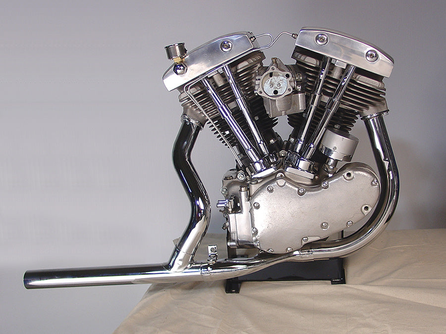2 into 1 Chrome Exhaust Header Set(KIT)