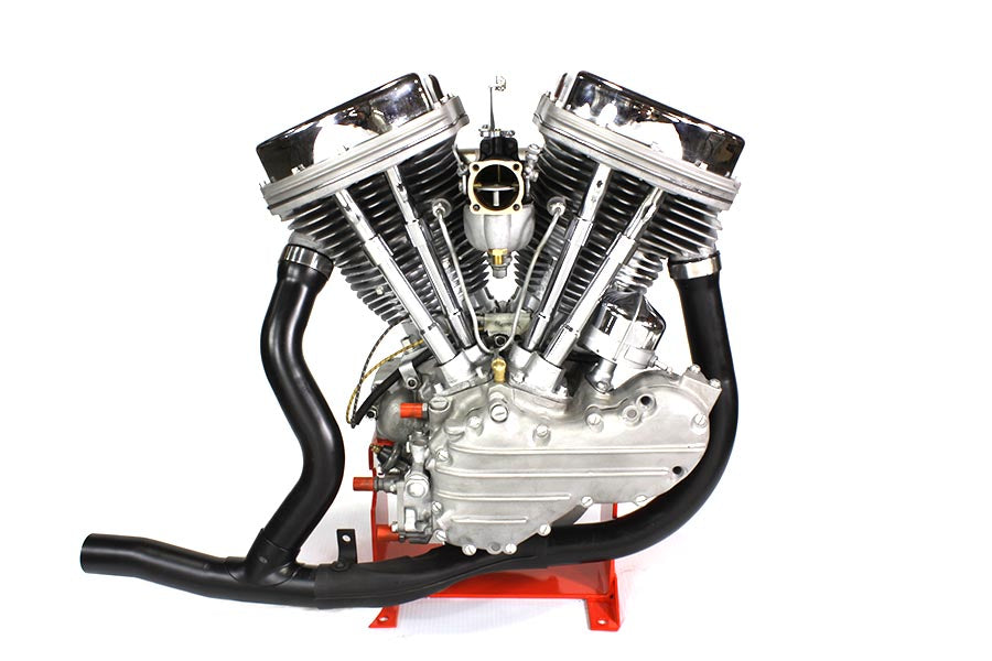 2 into 1 Black Exhaust Pipe Header Set(KIT)
