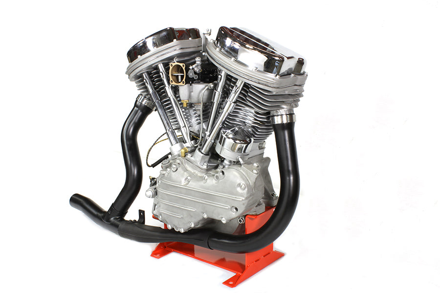 2 into 1 Black Exhaust Pipe Header Set(KIT)