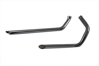 Exhaust Drag Pipe Set Slash Cut(SET)