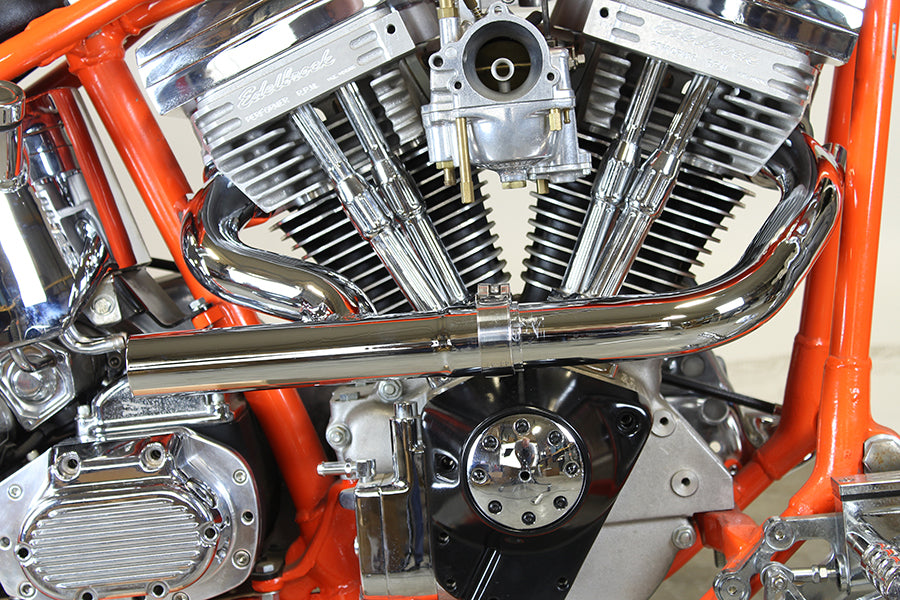 2:1 Siamese Exhaust Header Set Chrome(SET)