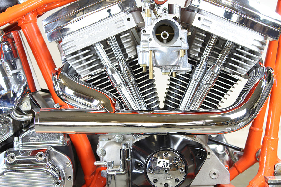 2:1 Siamese Exhaust Header Set Chrome(SET)