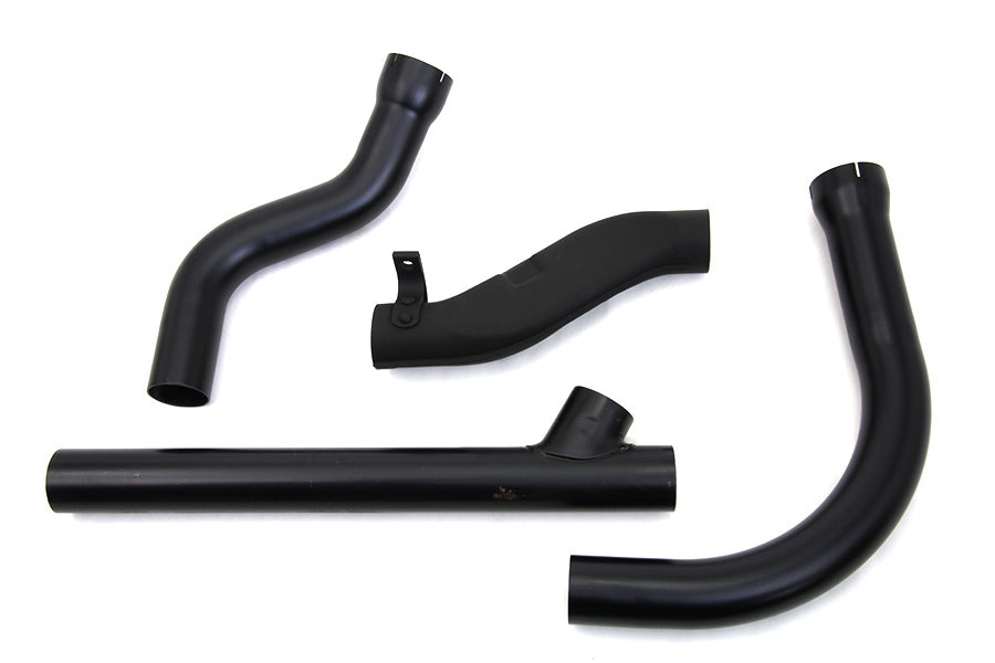 Panhead Exhaust Header Set Black(KIT)