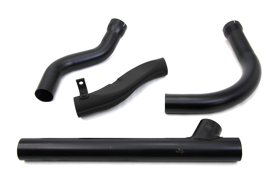 Panhead Exhaust Header Set Black(KIT)